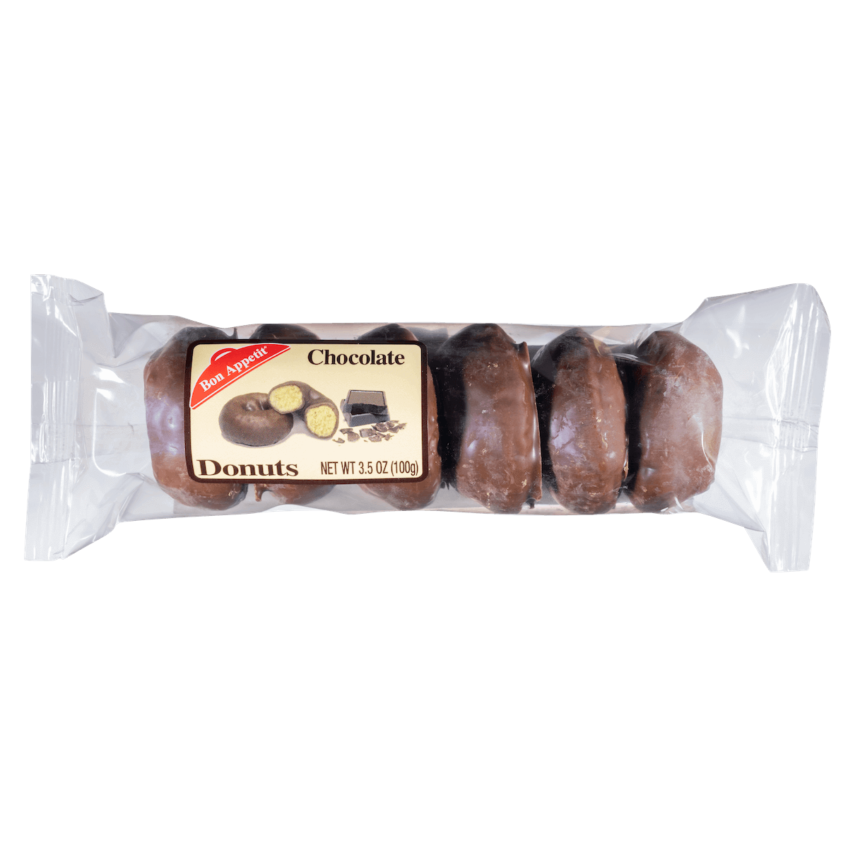 Bon Appetit Chocolate Donuts 6pk 3.5oz