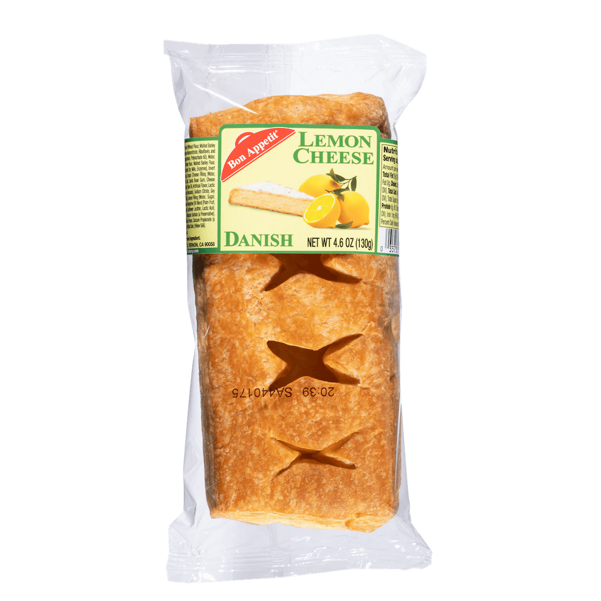 Bon Appetit Lemon Cheese Danish 5oz