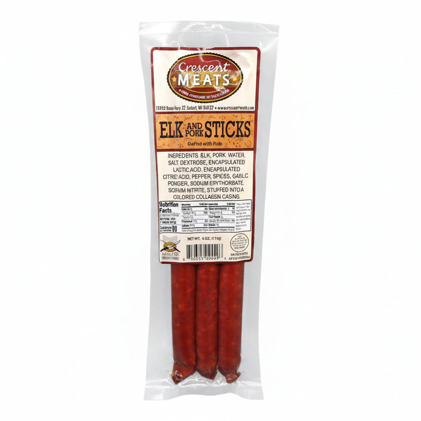 Crescent Meats Elk & Pork Sticks 4oz