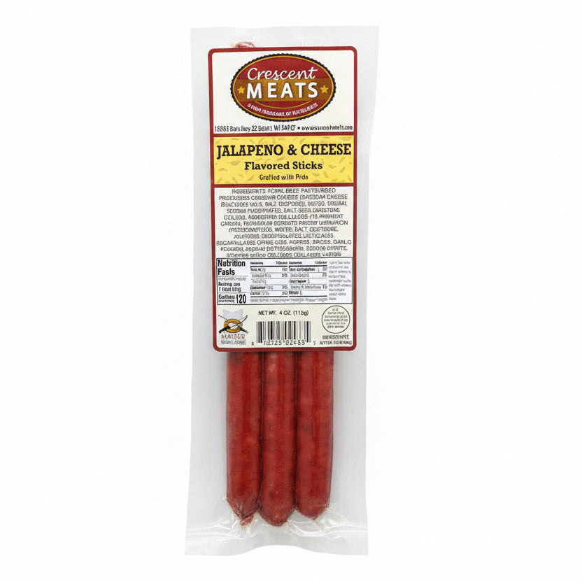 Crescent Meats Jalapeno Cheddar Sticks 4oz