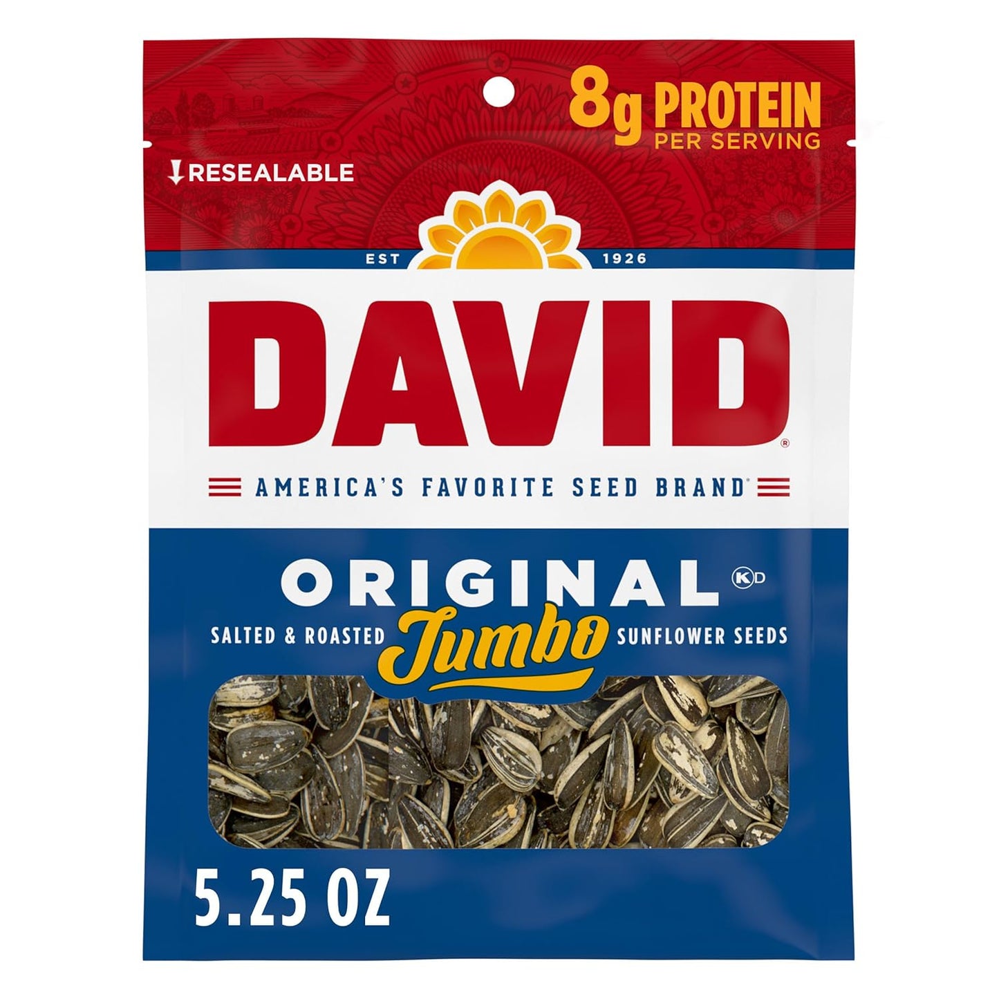 Davids Jumbo Original Sunflower Seeds 5.25oz