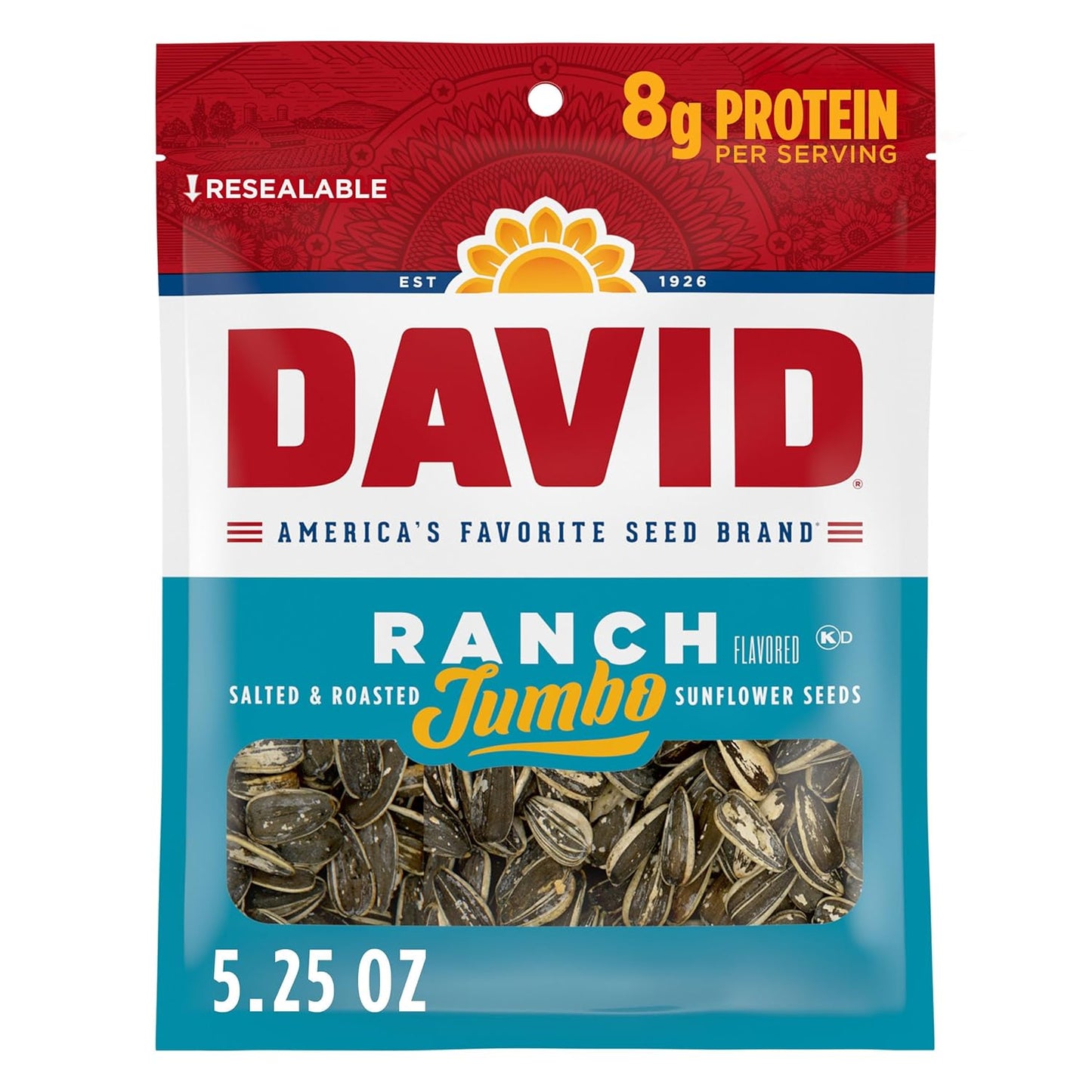 Davids Jumbo Ranch Sunflower Seeds 5.25oz