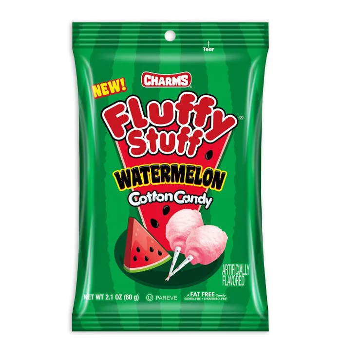 Fluffy Stuff Watermelon Cotton Candy 2.1oz