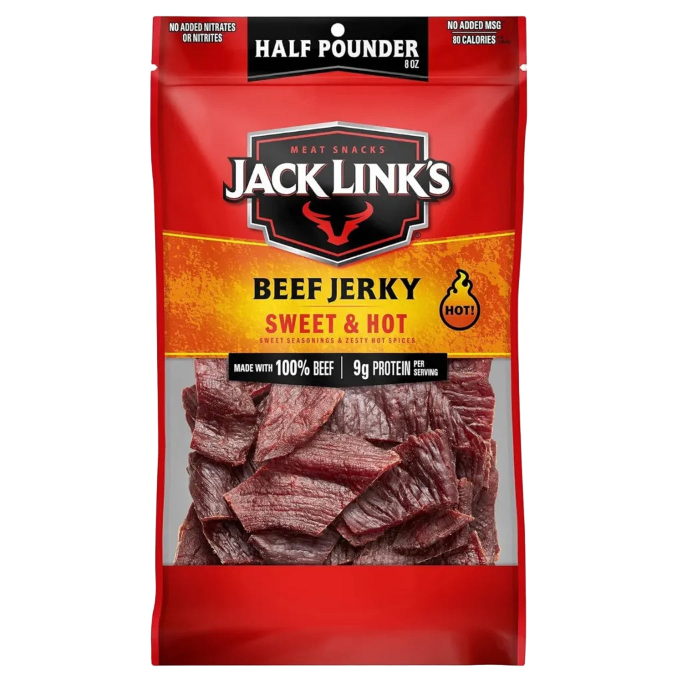 Jack Link's Half Pounder Sweet & Hot Beef Jerky 8oz