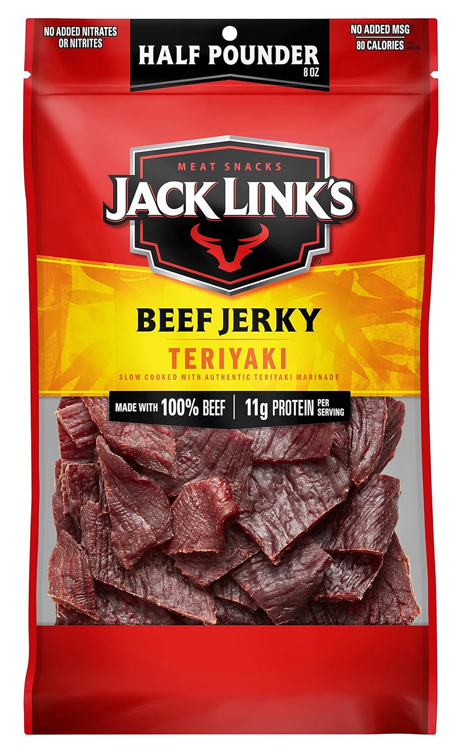 Jack Link's Half Pounder Teriyaki Beef Jerky 8oz