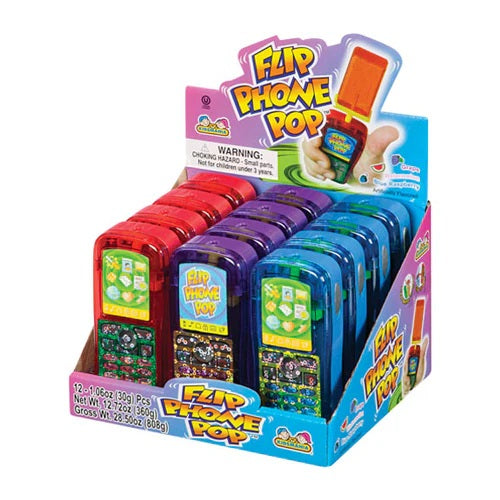 KidsMania Flip Phone Pop Toy Candy