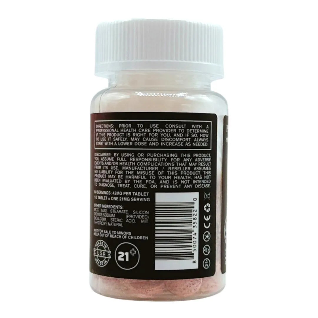 Nature's Organix 30ct Tablets Bottle Cherry Flavored 42mg (1,260mg Total)