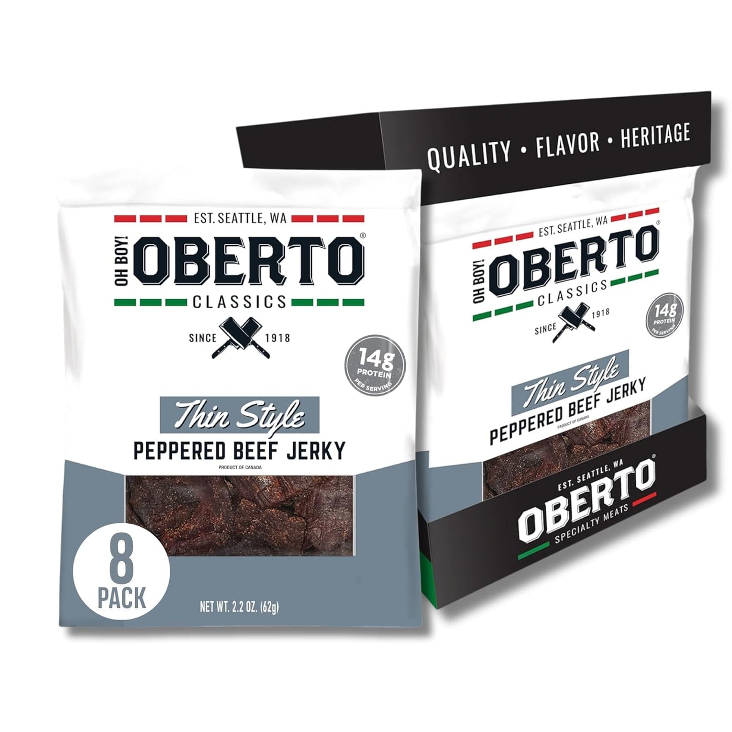 Oberto Peppered Jerky 2.2oz