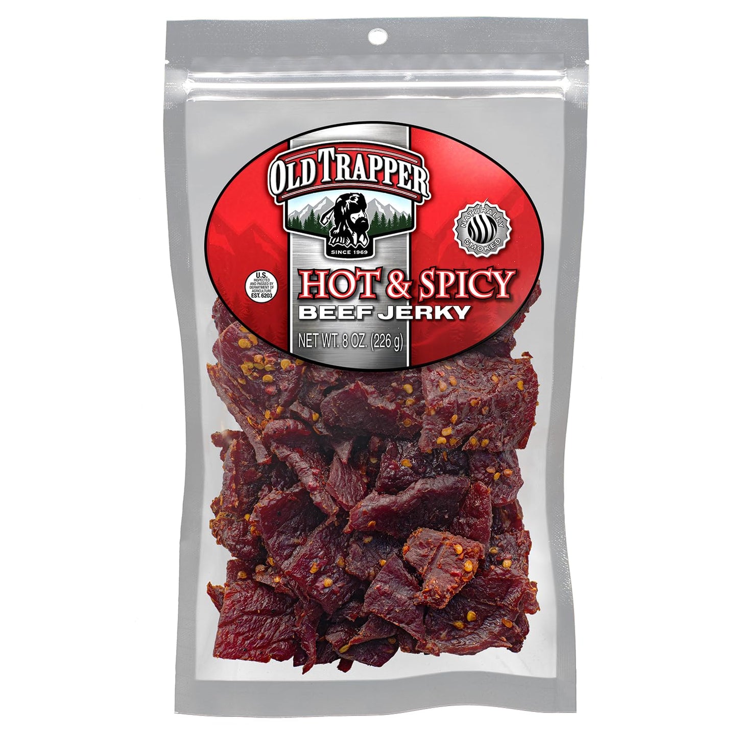 Old Trapper Spicy Hot Beef Jerky 10oz