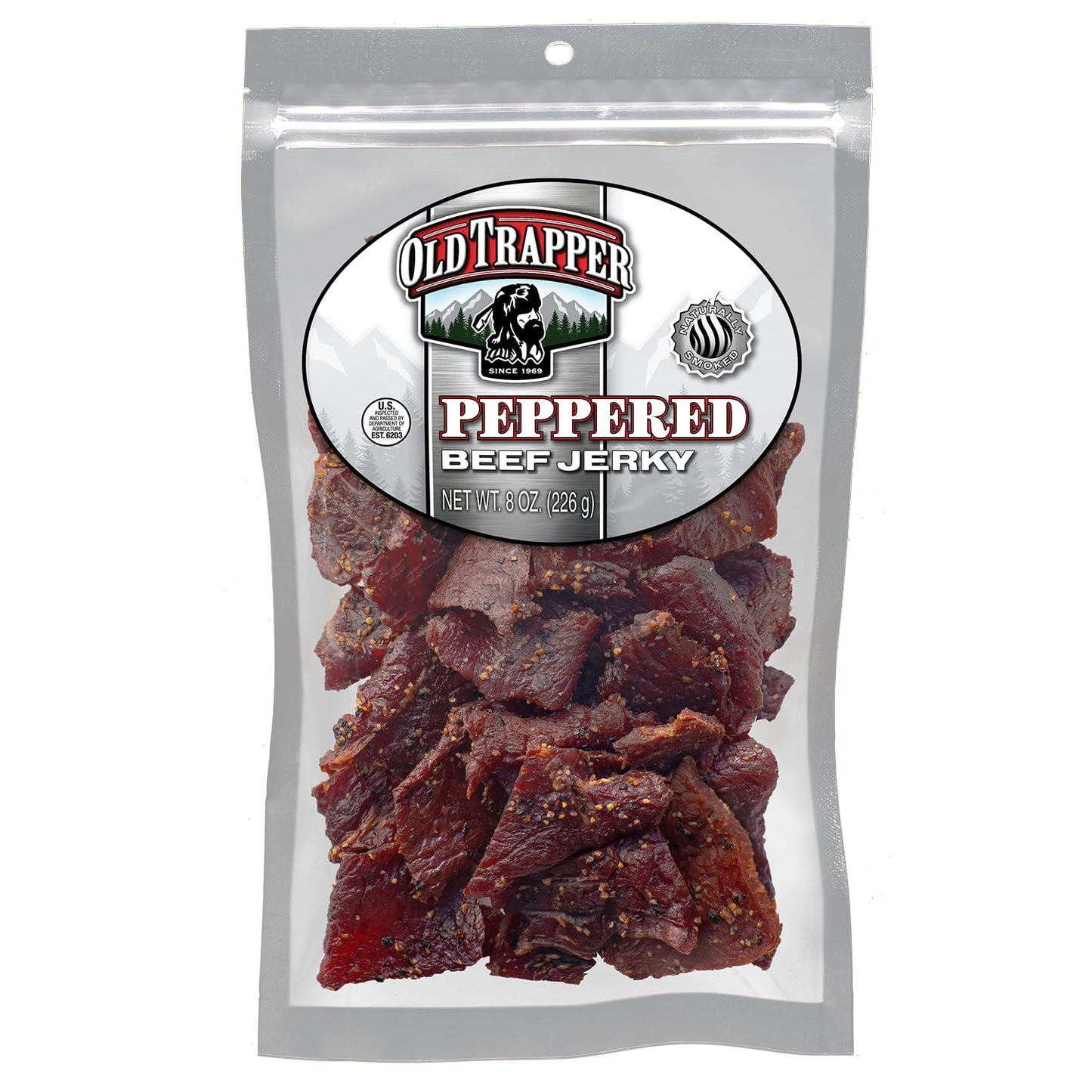 Old Trapper Peppered Beef Jerky 10oz