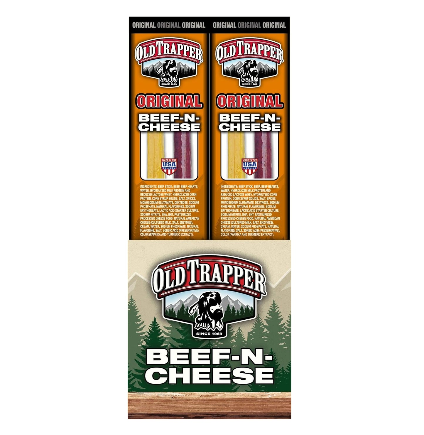 Old Trapper Beef & Cheese Combos 1.3oz