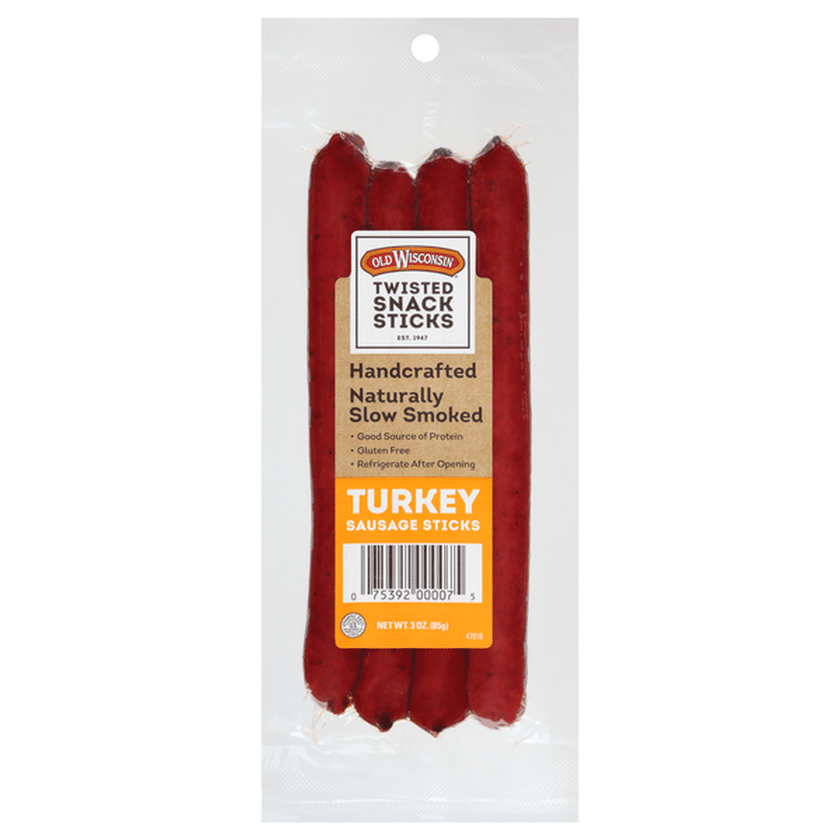 Old Wisconsin Turkey Sausage Sticks 3oz