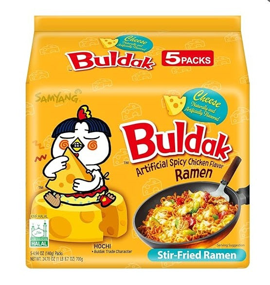 SamYang Buldok Cheese Falvored Ramen 5ct