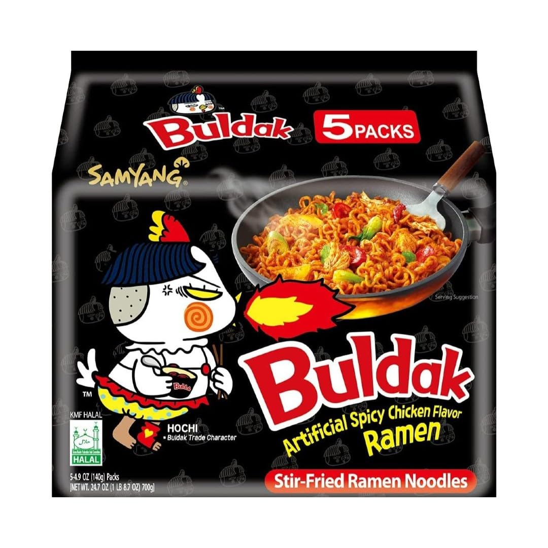 SamYang Ramen Black 5ct Bag
