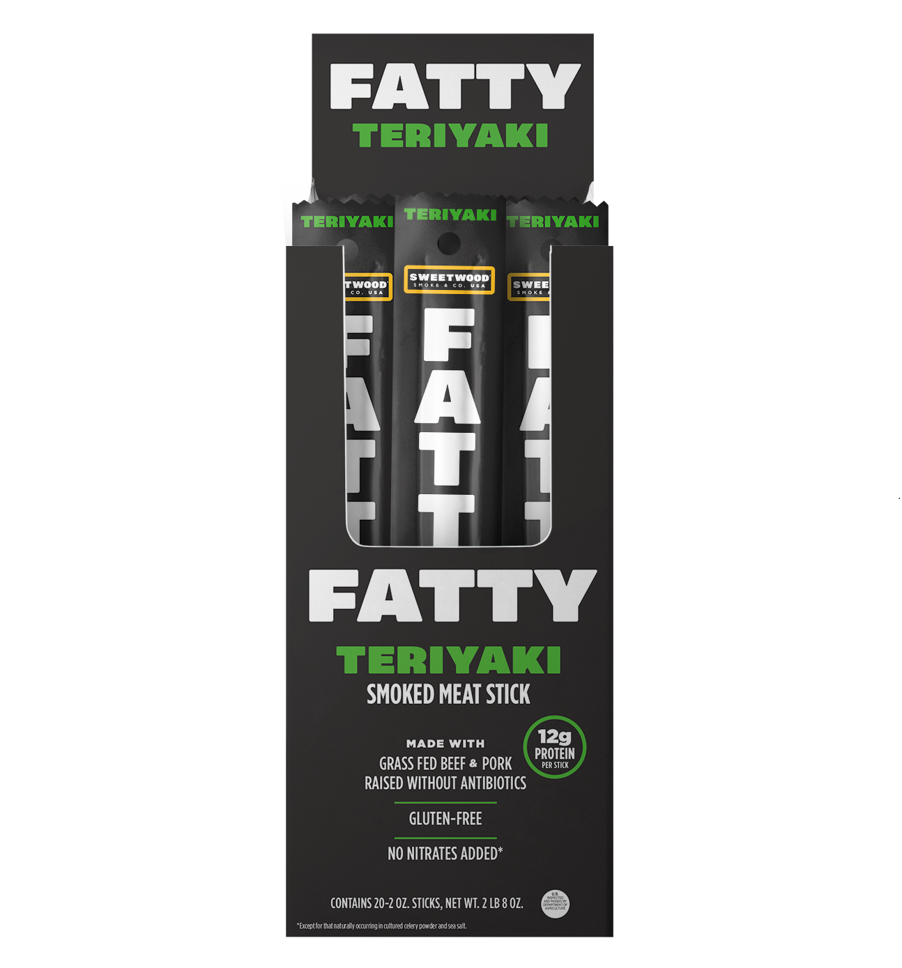 Sweetwood Fatty Teriyaki Sticks 2oz