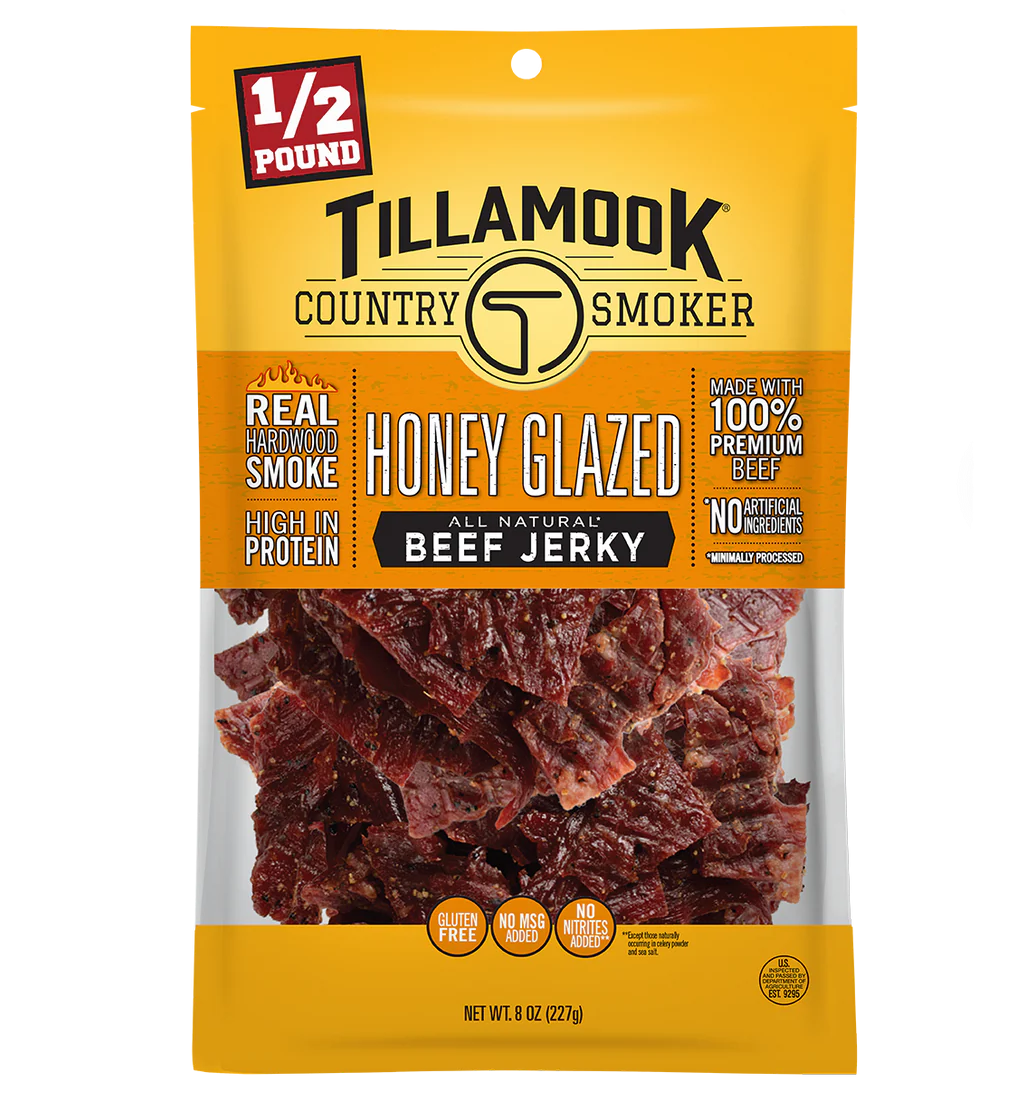 Tillamook Honey Glazed Beef Jerky 8oz