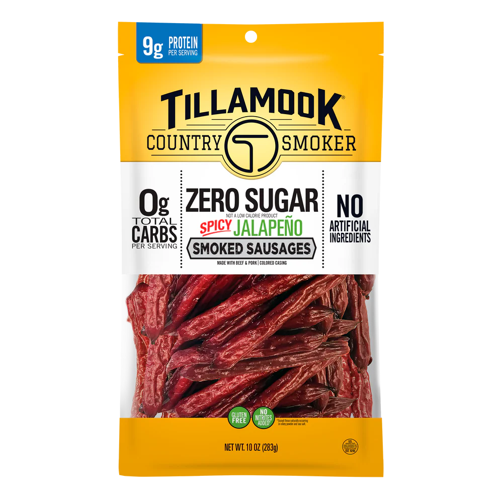 Tillamook Zero Sugar Jalapeno Sticks 10oz
