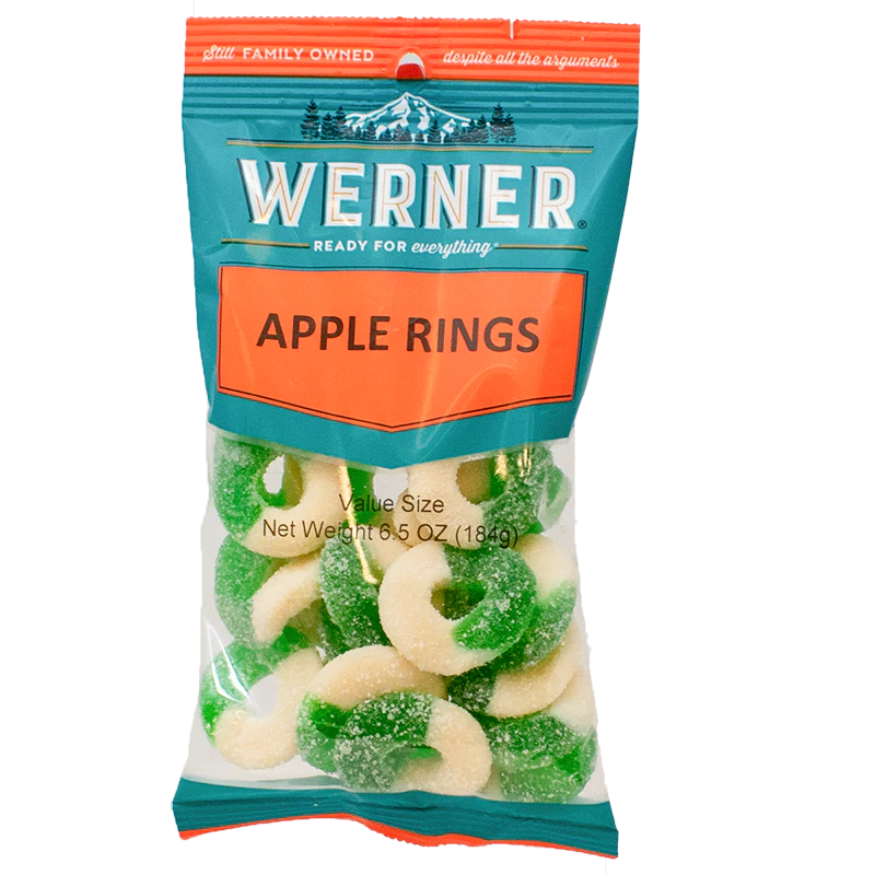 Werner Candy Apple Rings 7oz