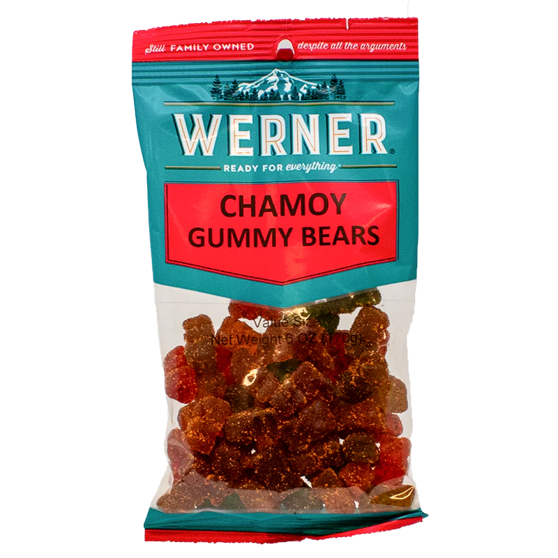 Werner Candy Chamoy Gummy Bears 6oz