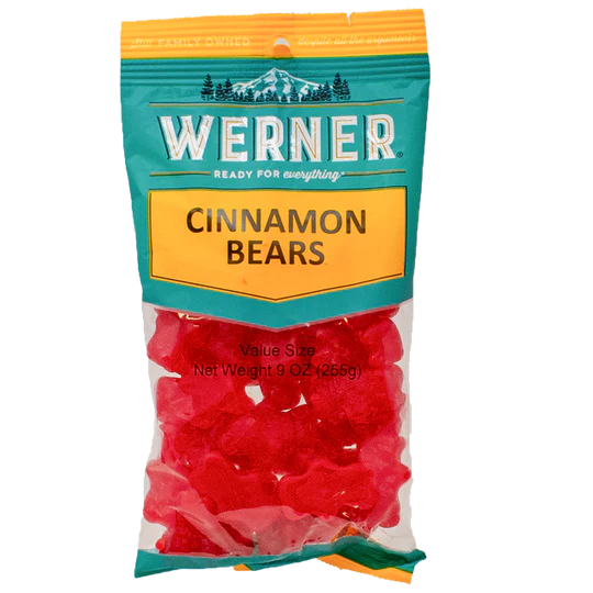 Werner Candy Cinnamon Bears 9oz