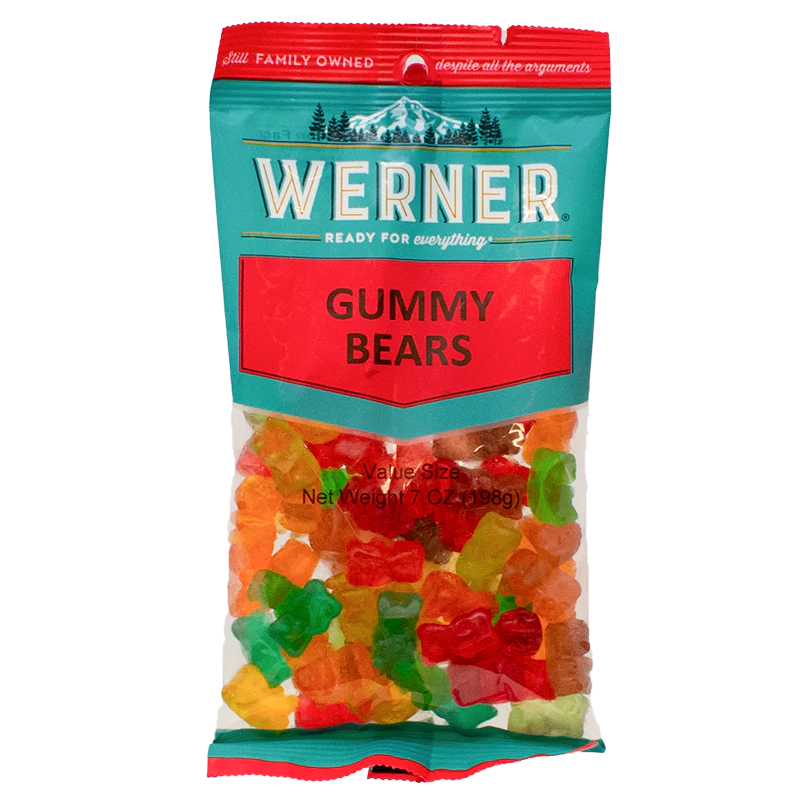 Werner Candy Gummy Bears 8oz