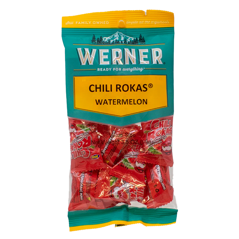 Werner Candy Hispanic Chili Rokas Watermelon 3.5oz
