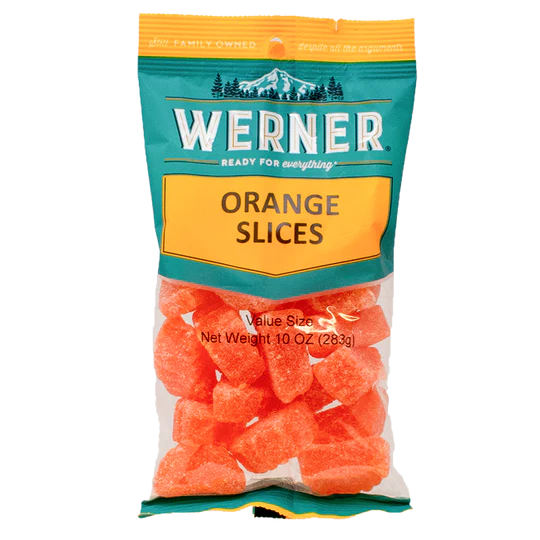 Werner Candy Orange Fruit Slices 10.5oz