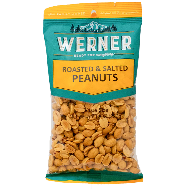 Werner Roasted & Salted Peanuts 8oz