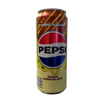Pepsi Dubai Chocolate Zero Sugar Flavored Soda 325ml