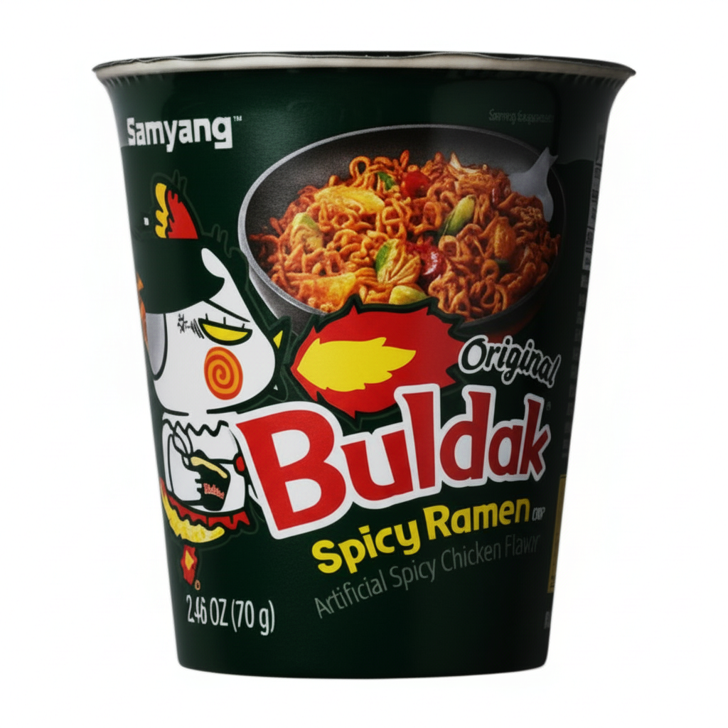 Samyang Buldak Original Spicy Ramen Cups 2.47oz