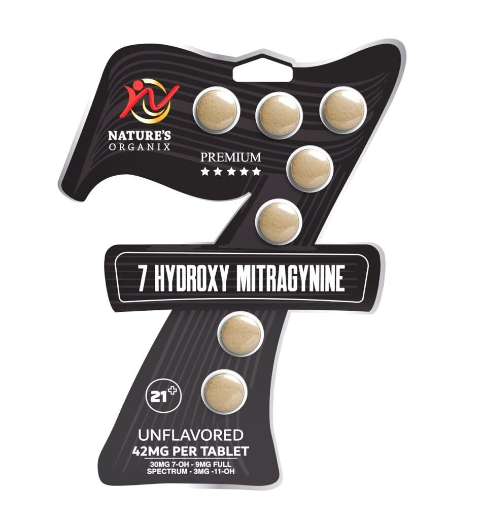 Nature's Organix 7-Hydroxy Unflavored 7ct 42mg (294mg total)