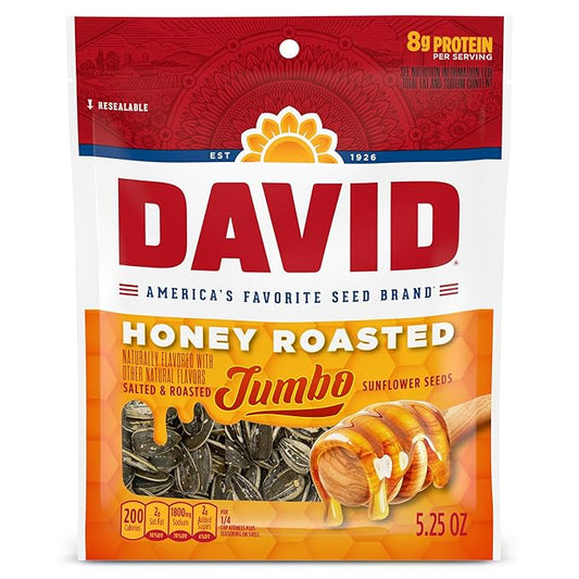 Davids Honey Roasted Sunflower Seeds 5.25oz