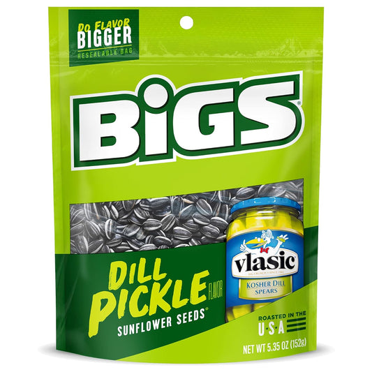 Bigs Vlasic Dill Pickle Sunflower Seeds 5.35oz