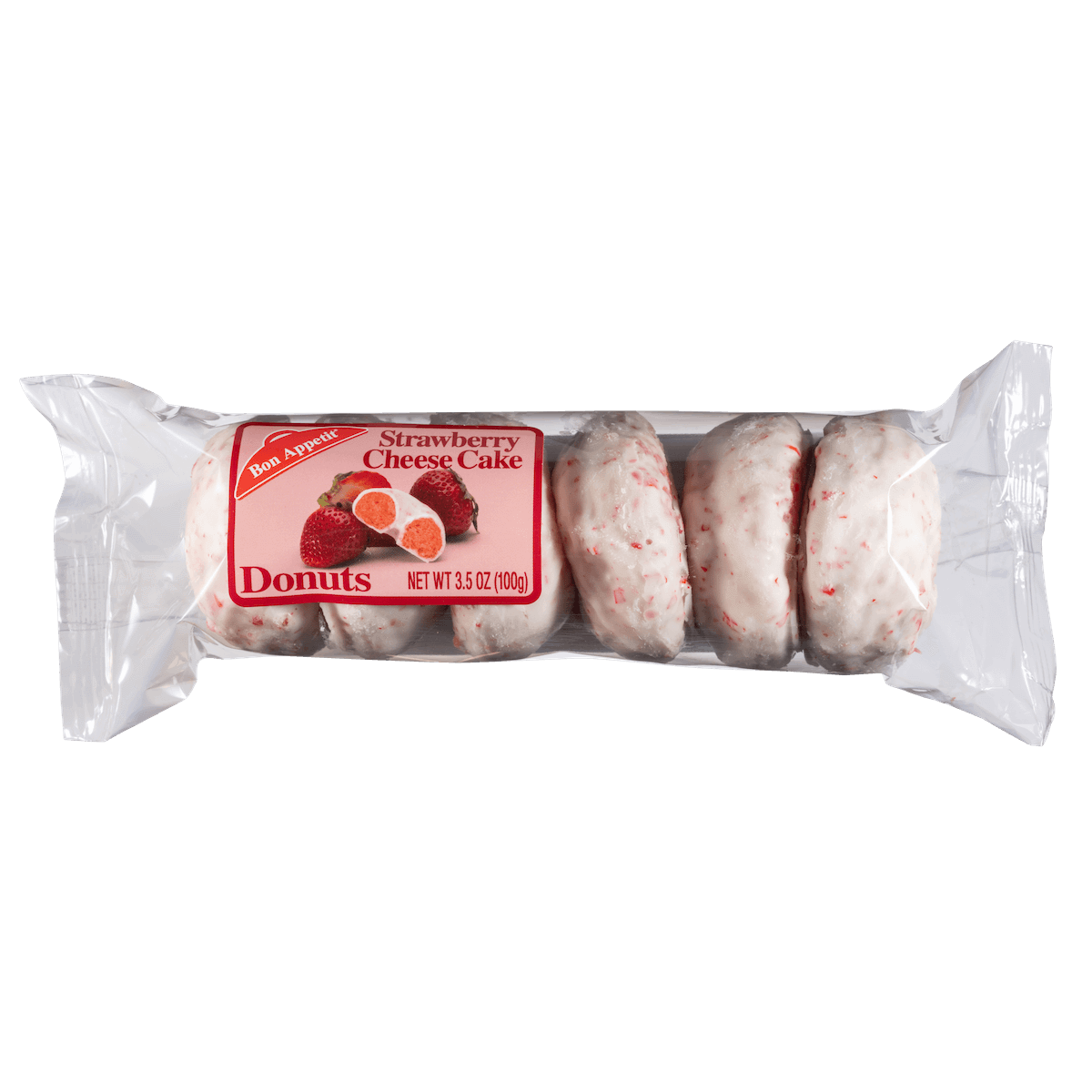 Bon Appetit Strawberry Cheese Cake Donuts 6pk 3.5oz