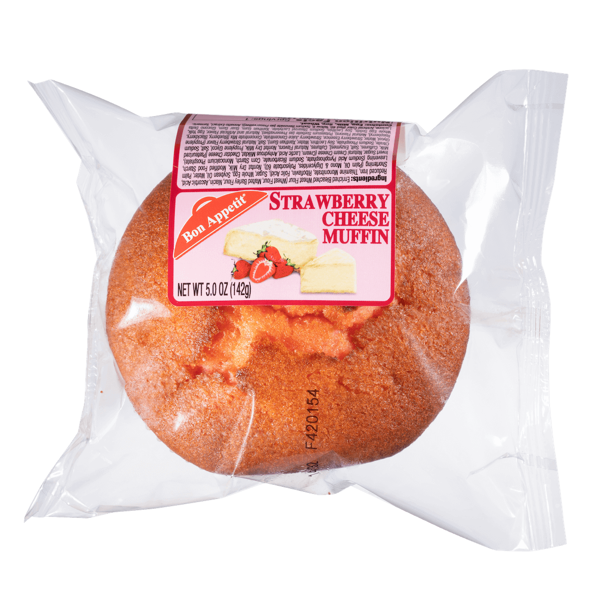 Bon Appetit Strawberry & Cheese Muffin 5oz
