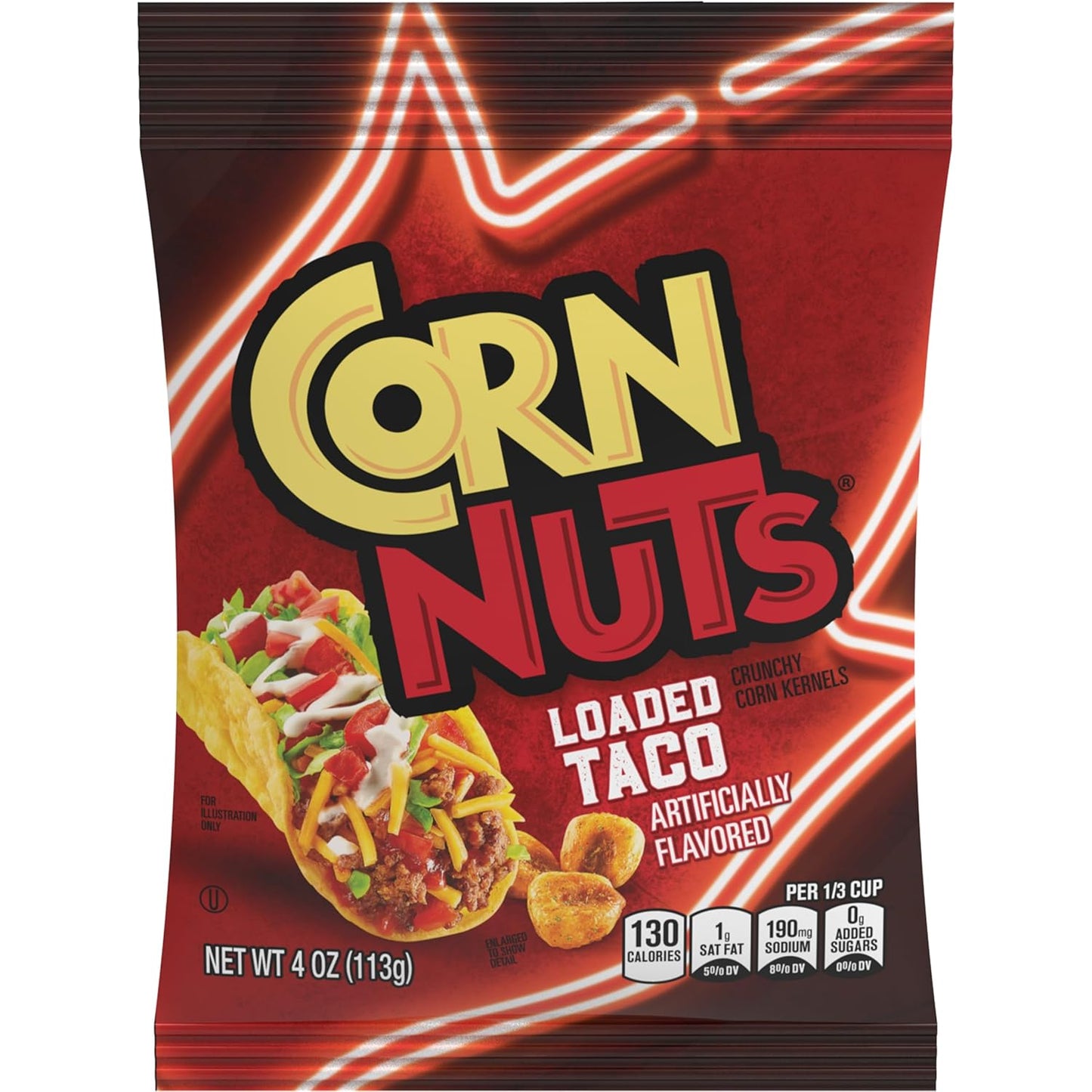 Corn Nuts Loaded Taco Style 4oz
