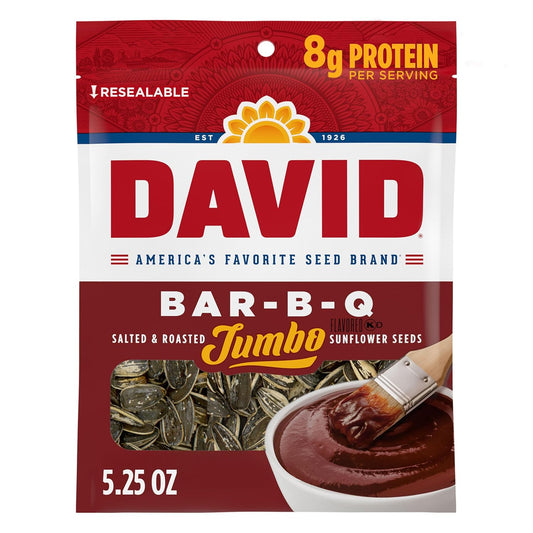 Davids Jumbo BBQ Sunflower Seeds 5.25oz
