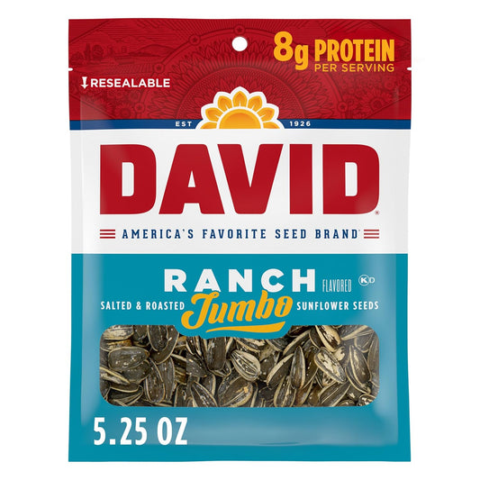 Davids Jumbo Ranch Sunflower Seeds 5.25oz