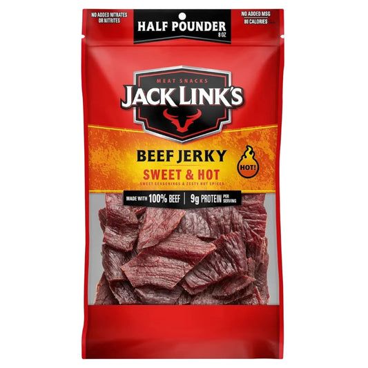 Jack Link's Half Pounder Sweet & Hot Beef Jerky 8oz