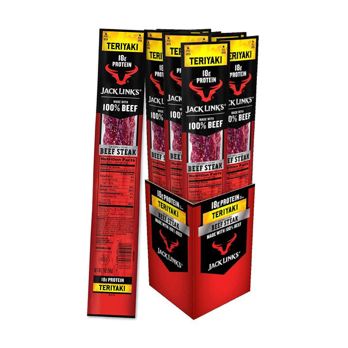 Jack Link's Kippered Steak Teriyaki 2oz