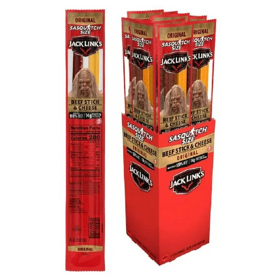 Jack Link's Sasquatch Combo Beef Stick & Cheese 2.45oz