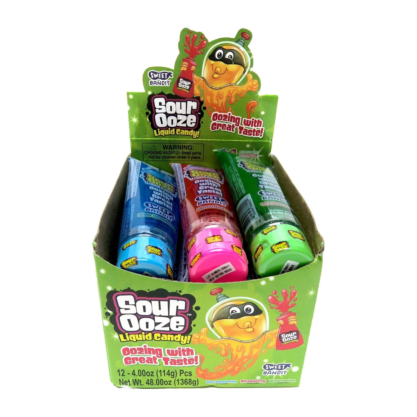 KidsMania Sour Ooze Tube Toy Candy