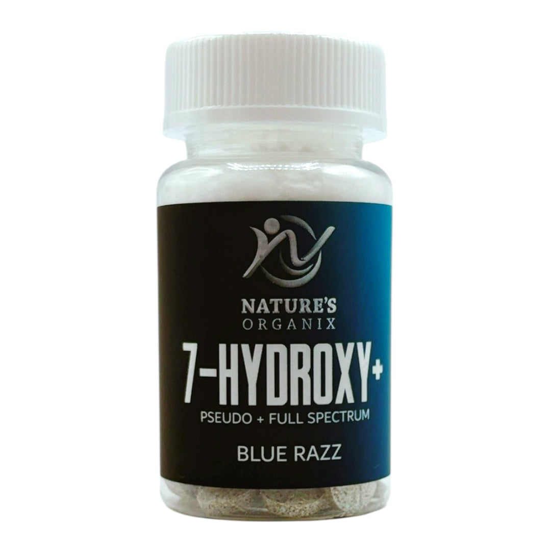 Nature's Organix 30ct Tablets Bottle Blue Razz Flavored 42mg (1,260mg Total)