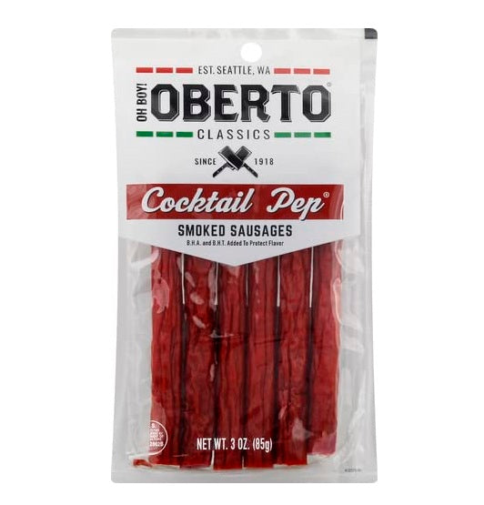 Oberto Cocktail Pepp Sticks 3oz