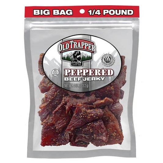 Old Trapper Peppered Beef Jerky 4oz
