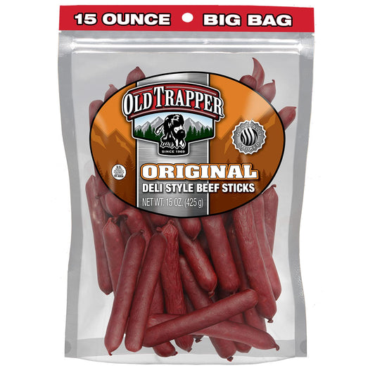Old Trapper Deli Sticks Original Beef 15oz