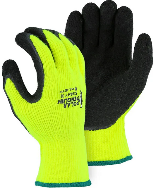 Polar Penguin Winter Glove Hi-Vis Yellow Size S