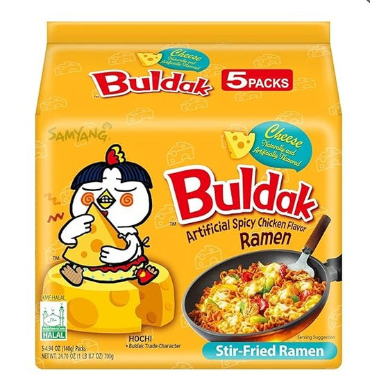 SamYang Buldok Cheese Falvored Ramen 5ct