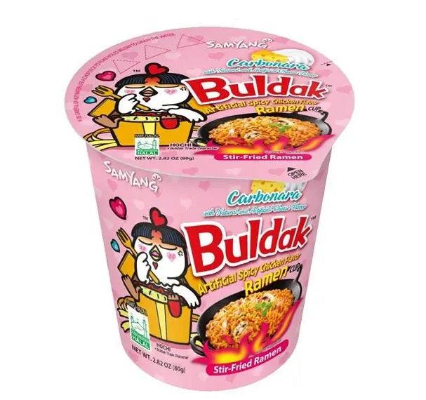 SamYang Carbonara Noodles Cup 2.82oz