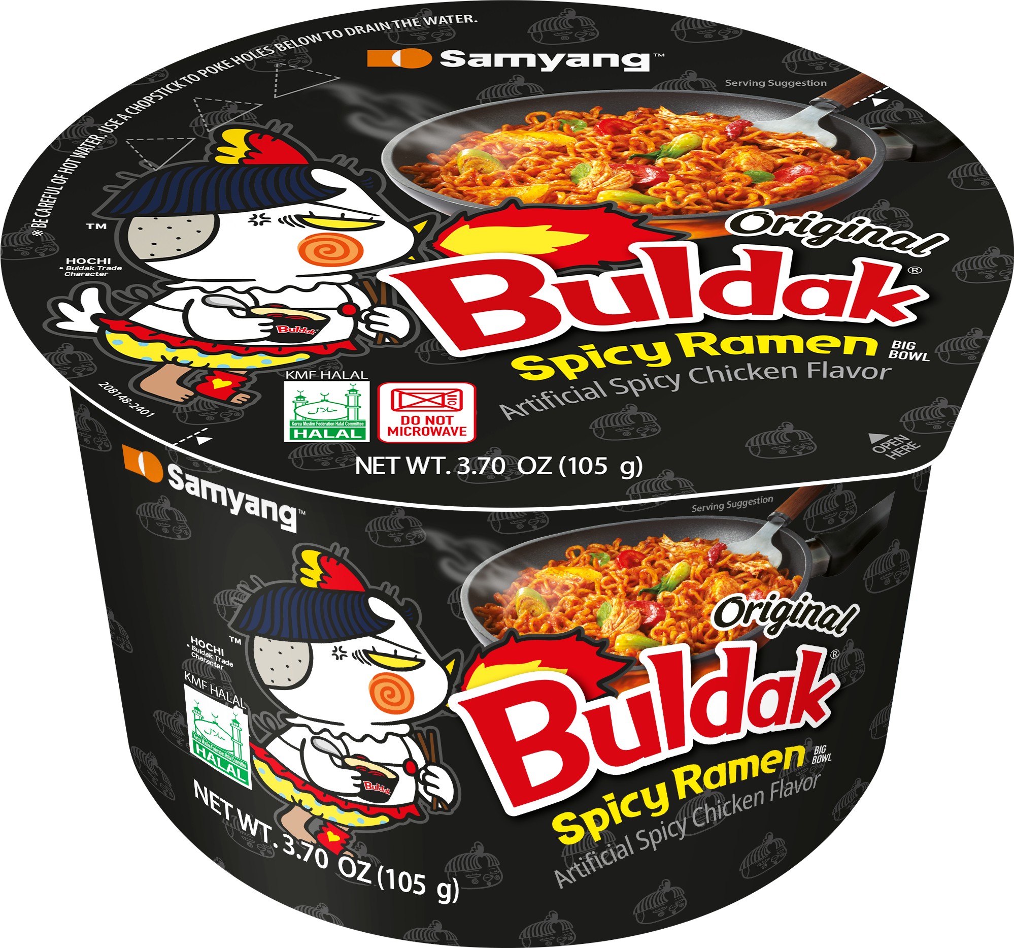 SamYang Original Flavored Ramen Big Bowl